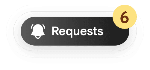 Online booking requests button in Baselayer.med